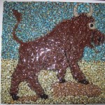Pebble Bull Mosaic